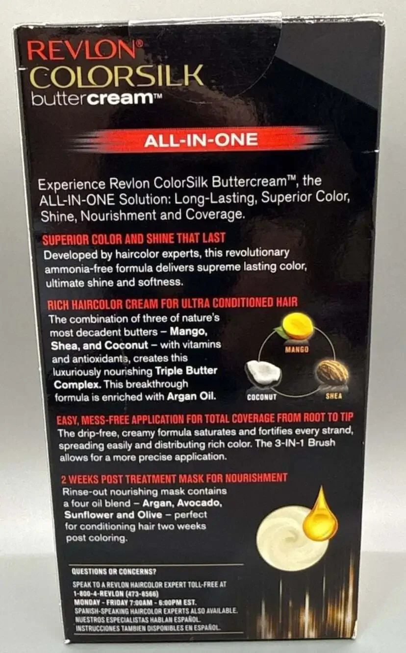 NEW Revlon Colorsilk Buttercream Hair Color 40 / 30N Dark Brown Discontinued HTF